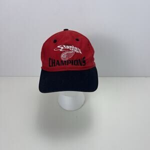 VINTAGE Detroit Red Wings 1997 Stanley Cup Champions Snapback Hat NHL
